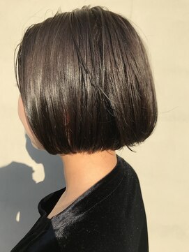 ヘアー アイス ルーチェ(HAIR ICI LUCE) ミニボブ ボブ ショートボブ 秋カラー オリーブカラー