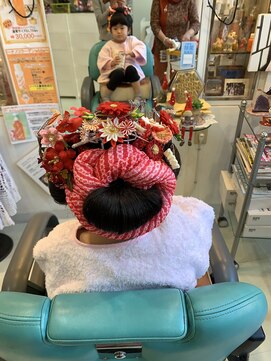 ヘアースタジオエル 七五三3歳