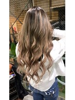 ラフ 難波店(LAFF)&nbsp;#黒髪#ボブルフ#ネビージュ#小顔#ワンレン