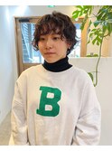 【LUAU Haku Osaka 中村】ショートカールパーマ