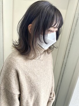 ヘアーデザイン シュシュ(hair design Chou Chou by Yone) アンブレラカラー&ミルクティーベージュ×ウルフカット♪