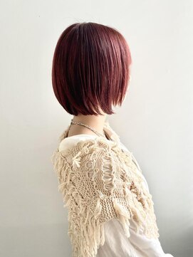 エル セルカ 高田馬場(el CERCA) まるボブ◎レッド【el CERCA高田馬場/新宿】