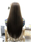 ロング/ダメージ補修/くすみカラー/艶髪/サラサラ/つや髪