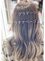 ヘアリゾートガーデンカルム(Hair Resort Garden CALM) ミルクティーグラデーションカラー【南柏/柏/南柏2号店】南柏