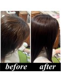 【美髪整形】異次元の最新髪質改善☆シルク酸性ストレート