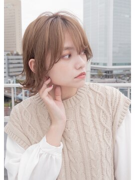 ティアラ 桜木町(TIARA) 大人可愛い外ハネワンカールシースルーボブ