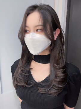 ロンドアヴァントゥス 池袋(Lond aventus) 韓国レイヤー/韓国風/ボブ/髪質改善/黒髪/ブリーチなし〔池袋〕