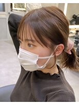 ロンドアヴァントゥス 池袋(Lond aventus)&nbsp;韓国レイヤー/韓国風/ボブ/髪質改善/黒髪/ブリーチなし〔池袋〕