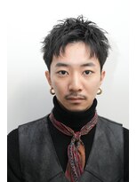 ルックグッドストア タカラヅカ(LOOK GOOD STORE TAKARAZUKA)&nbsp;束感ベリーショートアッシュブラックカルマパーマ0305