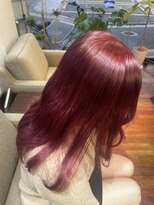 ヘアースパ ノッシュ 博多千代店(Hair Spa Nosh)&nbsp;ダブルカラーピンクカラーケアブリーチ