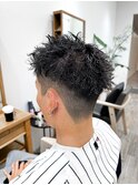 【メンズ★大名】ツイストスパイラルパーマ×刈り上げスタイル