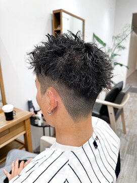 セイドット フクオカ(Say.FUKUOKA) 【メンズ★大名】ツイストスパイラルパーマ×刈り上げスタイル