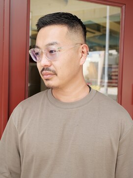 ローサムカットワークス(LOSOME CUT WORKS) フェードカット　クルーカット