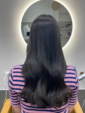 アテーサ 赤羽店(ATTESA) ブルーブラック×髪質改善[赤羽駅/赤羽]