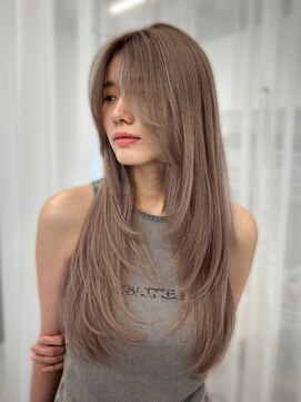 ハピネス 西大寺店(Happiness) 顔まわりカット 顔まわりレイヤー 小顔カット 韓国レイヤー