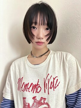 ソイ コンク 下北沢(soi conc) 【ripline bob】ミニボブ_縮毛矯正_髪質改善_ワイドバングボブ