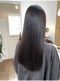 桑名ロングレイヤーカットハッシュカット透明感カラー重めロング