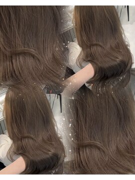 ジーナリア(Xena ria) 《Kaho》ブリーチ無しカラー　ダブルカラー　ベージュ