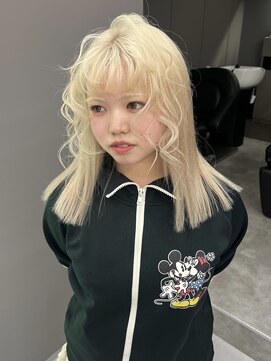 ロテ 名古屋 名駅店(Lote.) ミディアムヘア/暗めカラー/グランマッシュ