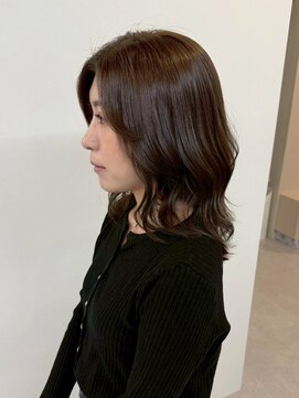 エトレ(etore) ロングレイヤー/ダークブラウン/透明感カラー