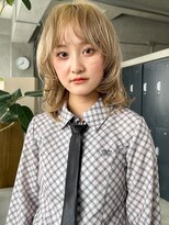 テトヘアー(teto hair)&nbsp;ハイトーンブロンド　レイヤーカット　ブリーチカラー