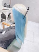 デイズ(days)&nbsp;ハイトーンカラー/ホワイトブロンドインナーブルーカラー