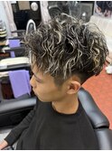 ツイスパ×ホワイトメッシュ