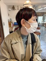 ポタム 東中野(potamu)&nbsp;マッシュショートにインナーカラー