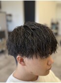 MEN’S HAIR/波巻ツイストスパイラル/フェザーパーマ/木更津