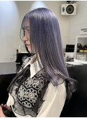 #大人ガーリー#ダークアッシュ#ミディアムレイヤーカット