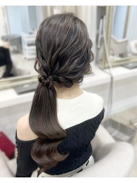 サイドポニー♪