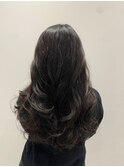 コテ巻き風パーマ