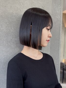 ロンド 表参道店(Lond) ◇暗めカラー/レイヤーカット/ボブ/髪質改善ストレート/表参道