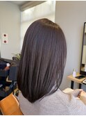 ナチュラル艶ストレート