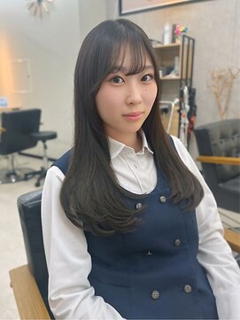 ヘアメイク アリープ(HAIR MAKE ALEAP) ナチュラル/ロング/レイヤーカット/グレージュ