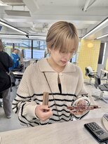 ヒビヲ(HIBIO)&nbsp;横浜ショートボブケアブリーチダブルカラーショートカット