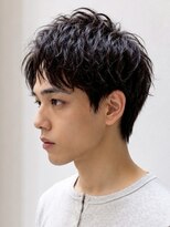 ファルベ(Farbe) 波巻きツイストスパイラル/リバースセンターパート/ニュアンス