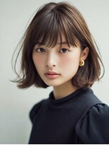 ダル 渋谷/表参道(DAL.) 大人ボブ/フレンチバング/ひし形レイヤーボブ/ハッシュカット