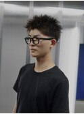 10代20代中高生カットメンズカットスパイキーショートフェード