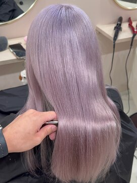 セレーネヘアーレイズ 梅田店(Selene hair Raise) ホワイトに落ちるラベンダーパール