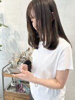 ミント(mint) ☆オリーブグレージュ☆ブリーチなしダブルカラー☆レイヤー