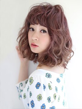 ルージュミュー(ROUGE mieux) ミディアム/パーマ/デジタルパーマ/コテ巻き風パーマ【茗荷谷】