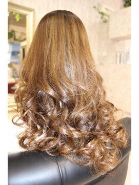 エデン トリートメントサロン 難波店(EDEN) 外国人風カラー☆バレイヤージュ(ケアブリーチ)20代30代