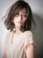 カバーヘア ブリス 川口(COVER HAIR bliss) *bliss川口*黒髪がセクシー♪くせ毛風くびれセミディx