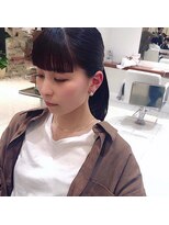 バサ 江古田店(BASSA) 【大人なオシャレ】低めポニーテール