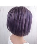 【EIGHTたまプラ】デザインカラー切りっぱなしボブ