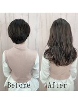 あるじゃんすー 新宿店&nbsp;アッシュブラウン#シールエクステ#大人ヘルシー#小顔ヘア#新宿