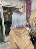 【MIRAC町田店河原崎】ホワイトシルバーカラー