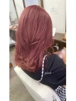 ムーブ(Moob)&nbsp;透明感&艶感抜群ピンク カラー×ミディアム【別府】