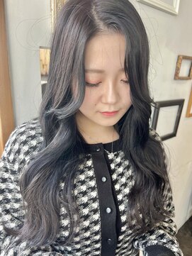 トロニー(TLONY) グレー　エクステごとカラー　stylist/miaki